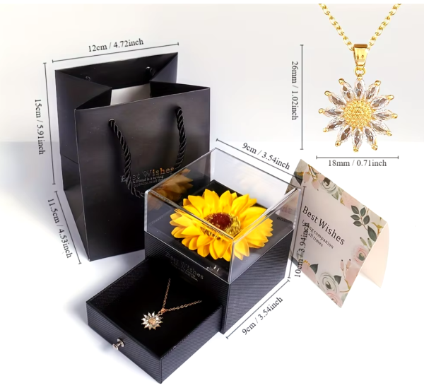 Collar Girasol - Regalo especial - Imagen 3